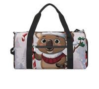 Interesting Wombats Gym Bag Sport Gym Tote Bag Lightweight Duffle Bag Carry On Weekender Bags for Women Men, white, One Size