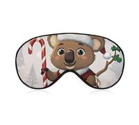Interesting Wombats Sleeping Mask, Light Blocking Eye Mask, Comfortable and Soft, Eye Cover with Elastic Band, Suitable for Men and Women, Suitable for Travel/Sleeping