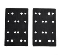 Interface Pad for Pneumatic Sander and Pallet Polisher That Supports Abrasive Adaptation to Non-Flat Surfaces (80 * 133mm 10 holes)
