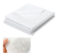 Interfacing for Sewing Iron On, Ron On Interfacing, Medium Weight Fusible Interfacing for Sewing, Woven Interfacings Iron on for Quilting, Sewings Crafting and Dress Making 1m x 3m (White)