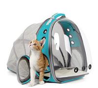 Interfashioner® Cat Bubble Backpack Carrier, Back Expandable Clear Pet Bubble Backpack Carrier for Kitten Small Dog up to 5.5 kgs, Backpack for Cats