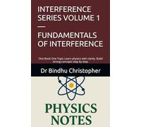 INTERFERENCE SERIES VOLUME 1 - FUNDAMENTALS OF INTERFERENCE: One Book One Topic Learn physics with clarity. Build strong concepts step by step. (CONCEPTUAL PHYSICS: INTERFERENCE SERIES)