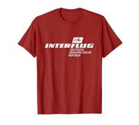 Interflug DDR Ossi Airline Aeroplane Vintage T-Shirt