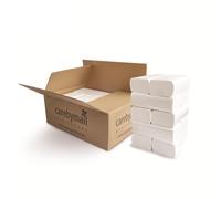 Interfold V-Fold Paper Hand Towels, 2-ply Premium, 2000 Sheets (10 Sleeves of 200 Sheets), Absorbent & Strong Multi-fold Paper Towels | Sheet Size: 24