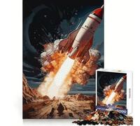 Intergalactic Adventure 1000-piece Puzzle for Teenagers Logic Build Precise Connection Fun Challenge Furniture Decor (38x52cm)