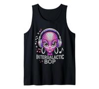 Intergalactic Bop Alien DJ Music Y2K Aesthetic Glam Tank Top