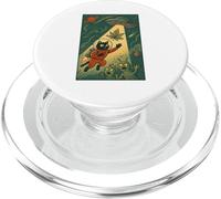 Intergalactic Catnip Patrol Space Cat Adventure Abduction PopSockets PopGrip for MagSafe