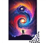 Intergalactic Couple Puzzle Jigsaws 1000 Pieces for Adults & Teenager Age 12 Years Up Christmas Eve Gifts 1000pcs (75x50cm)