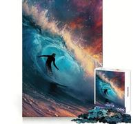 Intergalactic Surfer 1000 Piece Jigsaw Puzzle for Adults Stress Relief Play Anxiety Relief Hard Challenge Wall Art (50x75cm)