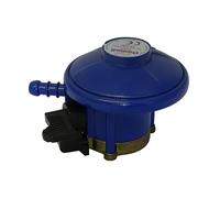 INTERGAS 21mm Butane Clip-On Gas Regulator - Low Pressure 28-30mbar with 8mm Nozzle - Safe Regulator for Camping Stoves, BBQs, Patio Heaters & Gas Appliances - Compatible with Calor & Flogas Cylinders