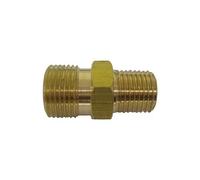 INTERGAS 3/8" Male Brass Gas Adapter - LH x 1/4" RH Male Connector for LPG, Propane & Butane - Universal Durable Gas Fitting for Regulators, Hoses, Torches, BBQ, Camping & Outdoor Gas Equipment