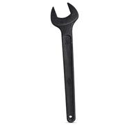 INTERGAS 30mm Black Gas Spanner - Precision Open-Ended Flat Wrench for Propane & Butane Regulator Nuts - Durable Forged Steel Tool for Gas Cylinder Equipment, Camping & Caravan Use