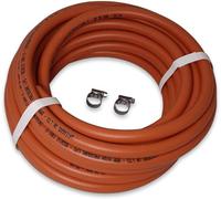 INTERGAS LPG Gas Hose Kit 8mm - Flexible High Pressure Rubber Pipe with 2 Jubilee Clips - Safe Leak-Free Hose for Propane & Butane Appliances - Ideal for BBQs, Heaters, Stoves & Outdoor Cooking (1M)
