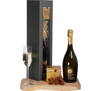 InterHamper | Prosecco and Chocolate Hamper with Truffle Treat presented in a Gift Box