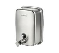 interhasa! Commercial Hand Soap Dispenser Wall Mounted 304 Stainless Steel Liquid Dispenser for Bathroom 500ml