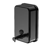 interhasa! Commercial Soap Dispenser Wall Mount, 304 Stainless Steel Soap Dispenser Brushed Hand Soap Dispenser Commercial Liquid Soap Dispenser for Bathroom