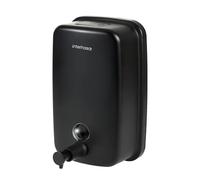 interhasa! Commerical Soap Dispenser Wall Mount Hand Soap Dispenser Stainless Steel Liquid Dispenser For Kitchen and Bathroom Black 800 ml