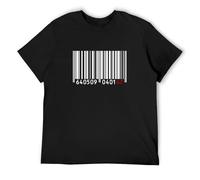 interi 47 Barcode T-Shirt - Inspired by Hitman Agent Assassin Game Black XL