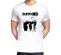 interi Sunn O Doom Black Metal Band Sunn O Doom Black Metal Band T-Shirt White L