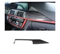 Interior Accessories For BMW 3 Series For GT F30 F34 M3 M4 F80 F82 Car Central Control Multimedia Panel Frame Decoration Cover LHD/RHD Carbon Fiber(Control panel)