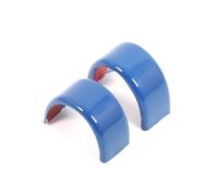 Interior Accessory For BMW 5 Series G60 2024 2025 Center Line Red Marking Sticker Accessories ABS Car Steering Wheel Return Marker Trim Cover(Blue)