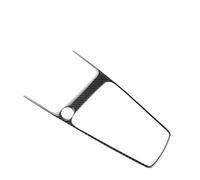 Interior Accessory For Seat For Leon 2017 2018 2019 LHD RHD Car Gear Shift Outer Frame Panel Trim Interior Accessories Real Soft Carbon Fiber Sticker(Type A For LHD Black)