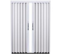 Interior Accordion Door - Fold Sliding Door for Closet, Includes Hardware and Lock, Insulated Design, Easy to Install