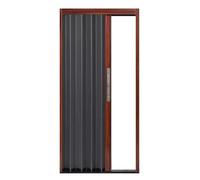 Interior Accordion Door ，Retractable Accordion Door, No Drill Required,Easy to Clean ，for Space Partition in Office Hotel Hospital Warehouse(28x40in(71x101cm))
