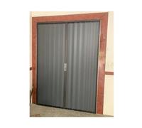 Interior Accordion Door Sliding Folding Barn Doors Sliding Folding Door for Bedroom & Pantry, Aluminum Frame, No Drill Installation for Easy Setup(39x80in (99x203cm))
