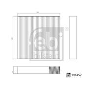 FEBI BILSTEIN 196357 Pollen filter