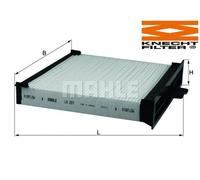 INTERIOR AIR FILTER LA 227 KNECHT I