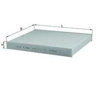 Interior Air Filter MAHLE Fits VW AUDI PORSCHE Amarok Golf Mk4 T6 VI 7H0819631