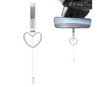 Interior Ambient Light - 3.6x4 inch, Heart-Shaped Ambient Light | LED Fiber Optic Strip - Acrylic, No Wiring | Car Rear View Mirror Neon Glow | SUV, Sedan, Truck, RV