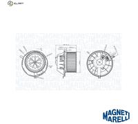 Blower fan 069412229010 MAGNETI MARELLI for VW SEAT SKODA AUDI RENAULT PROTON