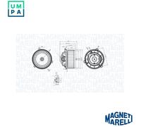 MAGNETI MARELLI 069412363010 Heater blower motor