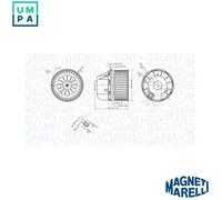 MAGNETI MARELLI 069412729010 Blower motor