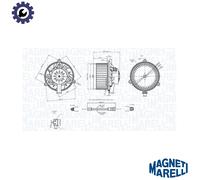 MAGNETI MARELLI 069412742010 Blower motor