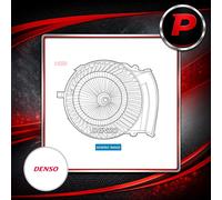 DENSO DEA07016 Interior Blower