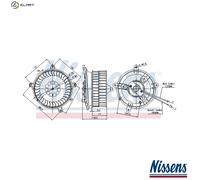 INTERIOR BLOWER 87041 FOR MERCEDES-BENZ E-CLASS/Platform/Chassis/T-Model 2.1L