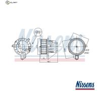 NISSENS 87546 Interior Blower