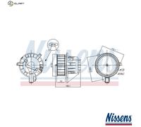 NISSENS 87546 Interior Blower