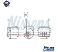 NISSENS 87613 Blower motor