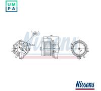 INTERIOR BLOWER 87622 FOR PEUGEOT BOXER/Bus/Van/Platform/Chassis CITROËN 2.2L