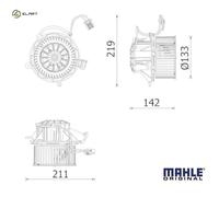 INTERIOR BLOWER AB 318 000P FOR OPEL ZAFIRA/TOURER/C/VAN/FAMILY ASTRA/J/Van 2.0L