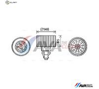 INTERIOR BLOWER AI8374 FOR AUDI 100 A6/S6 500 AAD/ACE/ABK/AAE/ADW 2.0LAHU 1.9L