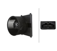 HELLA 8EW 366 400-801 Blower motor