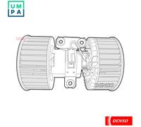 DENSO DEA05002 Blower motor