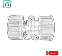 DENSO DEA05004 Interior Blower