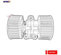 DENSO DEA05004 Interior Blower