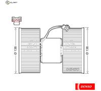 DENSO DEA05006 Blower motor